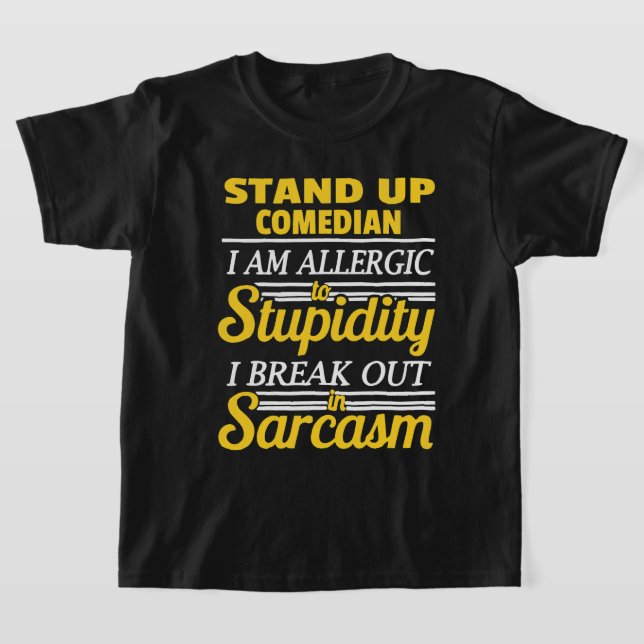 Stand Up Comedy Funny T-Shirt (Ablage )