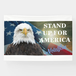 STAND UP FOR AMERICA #VoteBlue Banner
