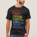 Stand up for science 3 T-Shirt<br><div class="desc">Stand up for science 3 .Come shop fashionable and comfortable Flat Earth t-shirts! Visit us now and discover something that's perfect for you. Don't miss out!</div>