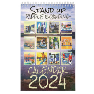 Stand-up-Paddelboard-Kalender 2024 Kalender