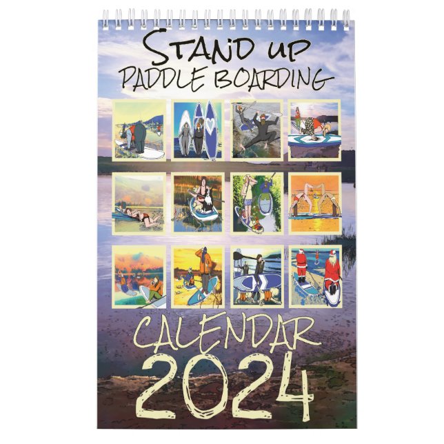Stand-up-Paddelboard-Kalender 2024 Kalender (Titelbild)