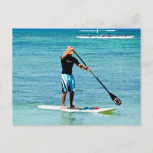 Stand-up Paddle Board - Saipan, Mikronesien Postkarte