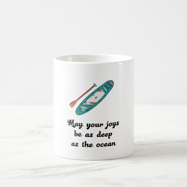 Stand up Paddle - Geschenkidee Kaffeetasse (Mittel)