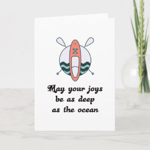 Stand up Paddle - Geschenkidee Karte
