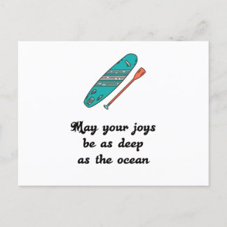 Stand up Paddle - Geschenkidee Postkarte