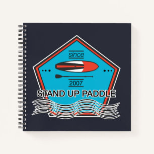 Stand Up Paddle Poster Notizbuch