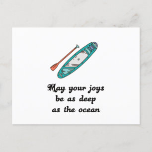 Stand Up Paddle - Present Gift Idea Postkarte
