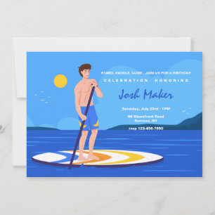 Stand-Up-Paddleboard Einladung