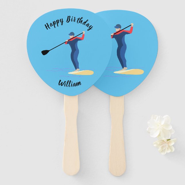 Stand-up Paddleboarding Fächer (Vorne und Hinten)