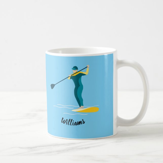 Stand Up Paddleboarding Kaffeetasse (Rechts)