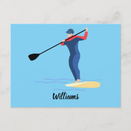 Stand Up Paddleboarding Postkarte