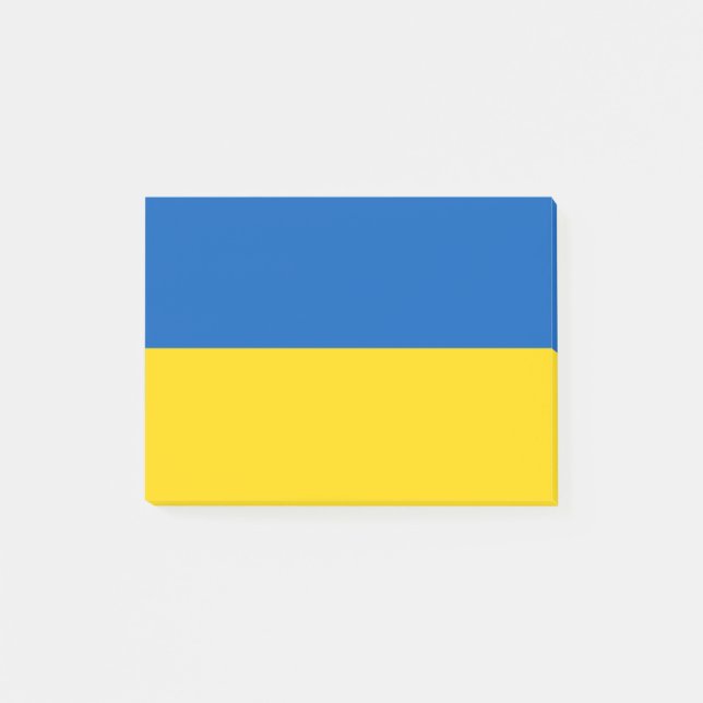 STAND WITH UKRAINE! POST-IT KLEBEZETTEL (Vorderseite)