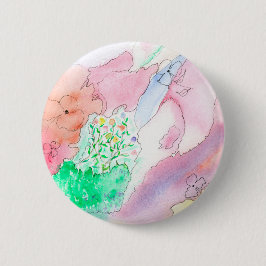 Standard 2 1/4" runder Knopf mit Entwurf Button