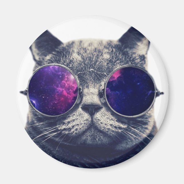 Standard, 2¼ Zoll, gerundetes Magnet (Vorne)