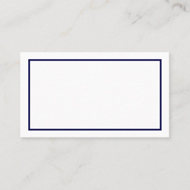 Standard, 3,5" x 2,0" Platzkarte (Vorderseite)