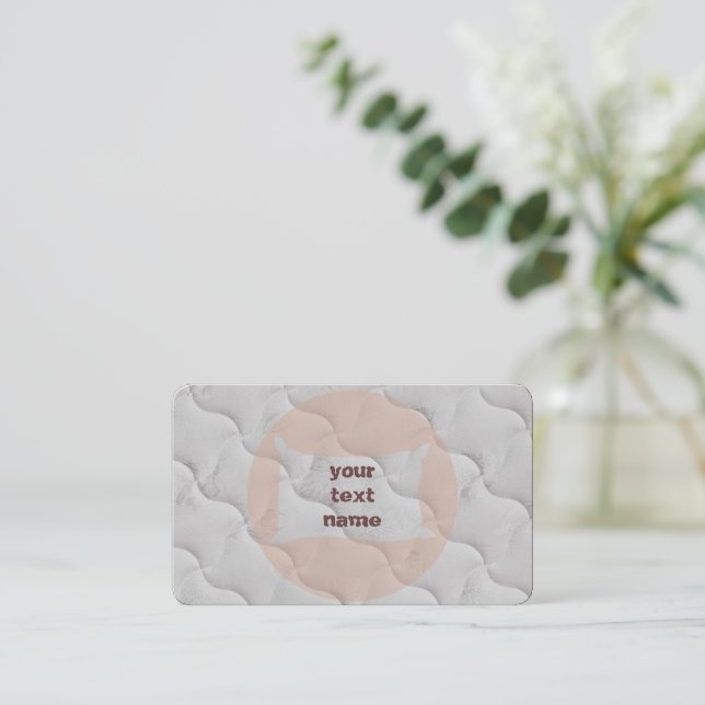 Standard, 3,5" x 2,0" Softmatratzen für die Visite Visitenkarte (Stehend Vorderseite)