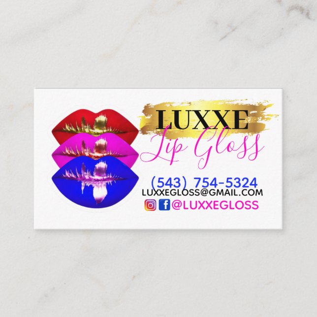 Standard, 3,5 Zoll x 2,0" Visitenkarte (Vorderseite)