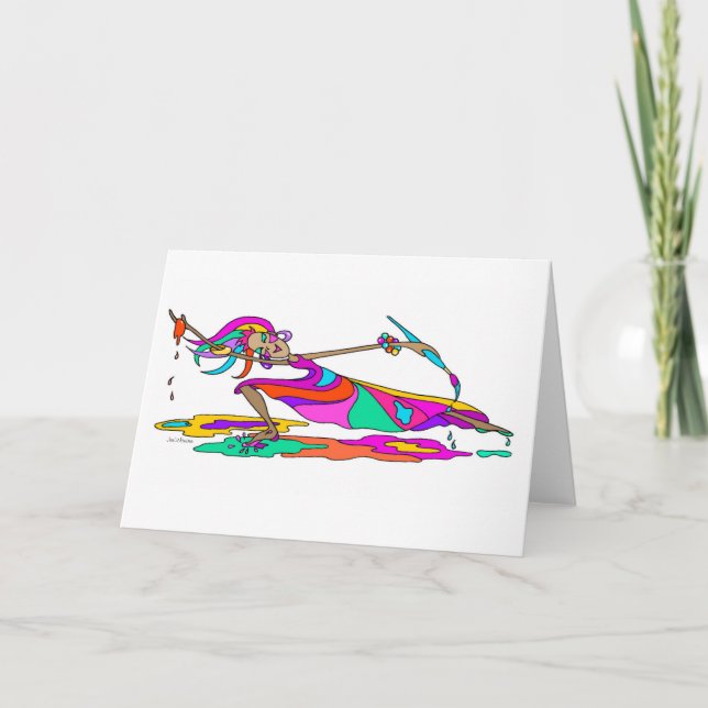 Standard, 5" x 7" geklappte Grußkarte Karte (Vorderseite)