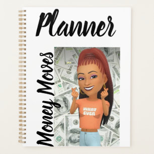 Standard (8,5" x 11"), Hardcover, Black Spiral Pl Planer