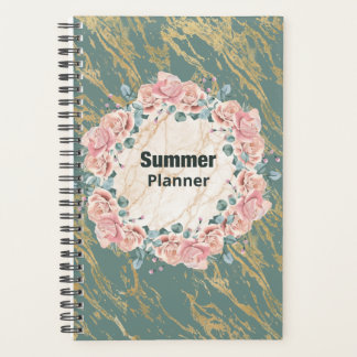 Standard (8,5" x 11"), Hardcover, Black Spiral Pl Planer