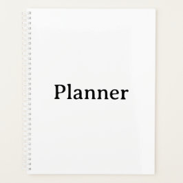 Standard 8,5" x 11" Hartcover, weiße Spirale Planer