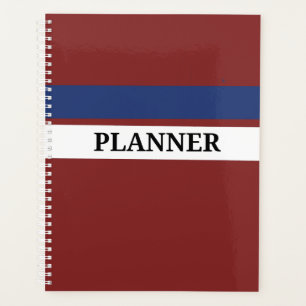 Standard (8,5" x 11"), Soft Cover, Black Spiral Planer