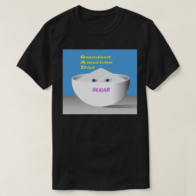 Standard American Diät T-Shirt (Design vorne)