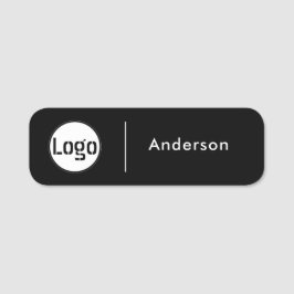 Standard-Firmenlogo Firmenname Name des Mitarbeite Namensschild