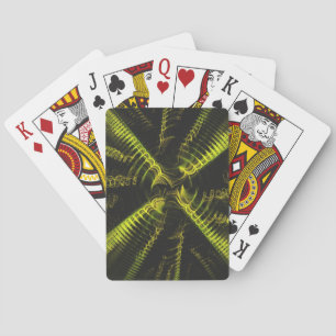 Standard-Index-Karten Abstrakt Gelb/Schwarz Spielkarten
