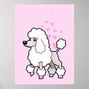Standard-/Miniatur-/Spielzeug-Pudel-Liebe (Show Poster