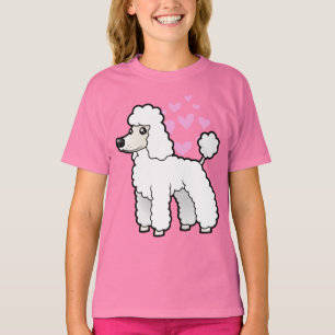 Standard-/Miniatur-/Spielzeug-Pudel-Liebe (Welpe T-Shirt