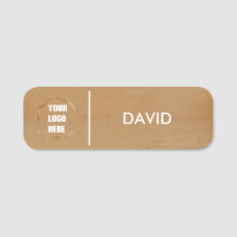 Standard-Mitarbeiter-Nam für das Logo "Custom Wood