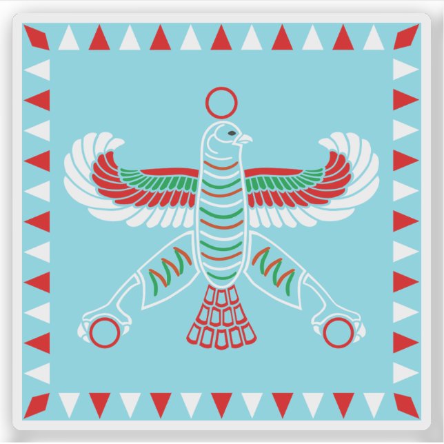 Standard of the Achaemenid Empire, 559–529 BC,Iran Aufkleber (Vorderseite)