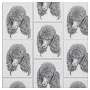 Standard Poodle Black Parti Painting - Hund Art Stoff