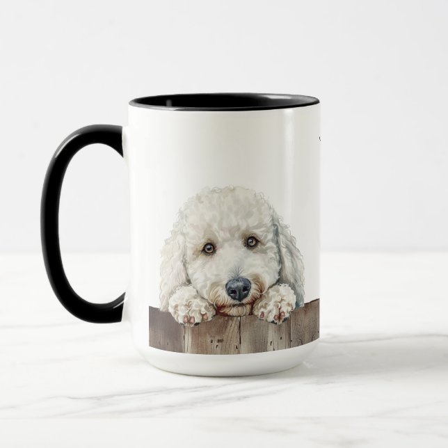 Standard Poodle Dog Tasse (Links)