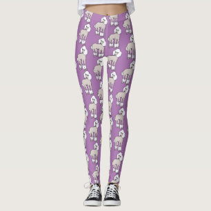 Standard Poodle Dog Thunder_Cove Leggings