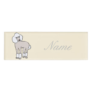 Standard Poodle Dog Thunder_Cove Namenschild