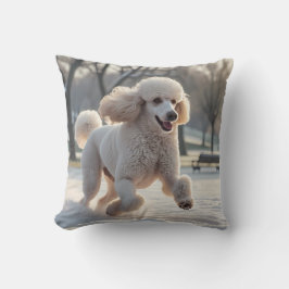 Standard Poodle Elegant Throw Kissen