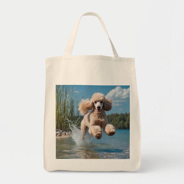 Standard Poodle Elegante Festival - Martha Argeric Tragetasche (Vorne)
