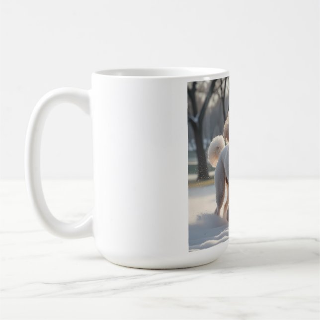 Standard Poodle Elegante Kaffee Tasse (Links)