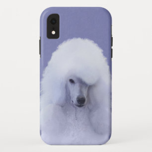 Standard Poodle White Painting - Original Dog Art Case-Mate iPhone Hülle