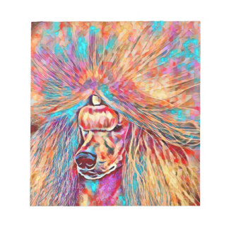 Standard Pudel Frühling Notizblock