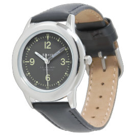 Standard-Retro-Uhr für Armeeflugzeuge der USA Armbanduhr