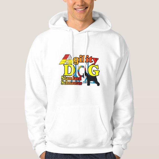 Standard_Schnauzer_Agility Hoodie (Vorderseite)