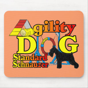 Standard_Schnauzer_Agility Mousepad