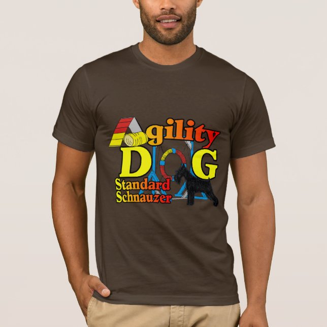 Standard_Schnauzer_Agility T-Shirt (Vorderseite)