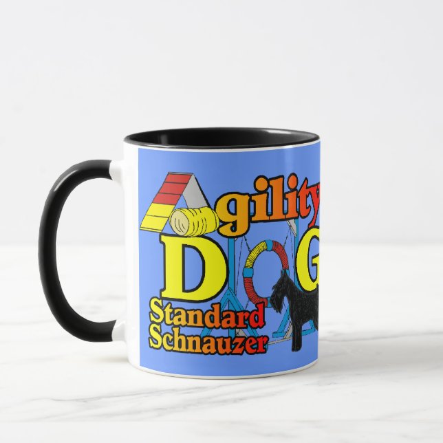 Standard_Schnauzer_Agility Tasse (Links)