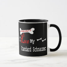 Standard Schnauzer (I Liebe) Tasse
