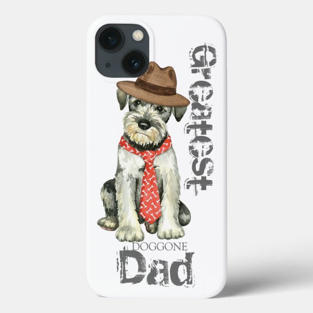 Standard Schnauzer Vater Case-Mate iPhone Hülle (Rückseite)