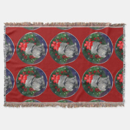 Standard Schnauzer Weihnachten Decke